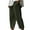 Army Green, variant on cllios Outlet Wide Leg Cotton Linen Capris Pants Women Summer High Waist Pant Casual Drawstring Straight Trousers Lightweight Lounge Pants
