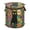 A Black Cat In A Flower Garden, variant on Pop-Up Collapsible Laundry Hamper With Zippered Lid Dual Handles 50L Wings Spread Wide
