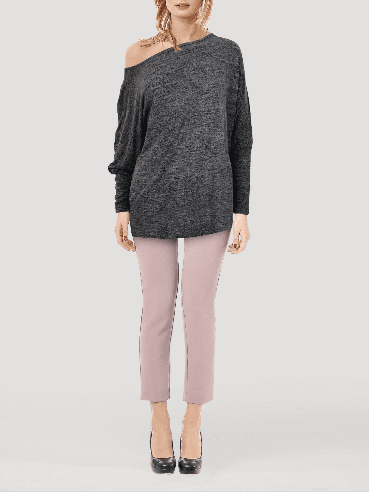 Sonja By Sonja Women's Morgan Bree Boat Neck Batwing Top