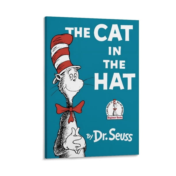 Dr. Seuss Cuadro decorativo colgante - Arte de pared - Póster enmarcado - Decoración de pared - Regalos para familia, amigos y aficionados 20*30 cm