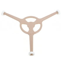 Soimiss Brown Microwave Turntable Roller Tripod Stand for Even Food Heating