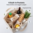 thumbnail image 4 of Adult Foldable Cotton Tote Bag, 3-Piece, 4 of 6