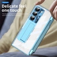 thumbnail image 4 of ELEHOLD for Samsung Galaxy Z Fold 7 Case, Ultra Slim Clear Plating Hinge Protection Pen Holder Kickstand Full Body Phone Case with Screen Protector for Samsung Galaxy Z Fold 7,Blue, 4 of 7