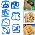 thumbnail image 1 of SPRING PARK Cute Animal Silicone Cutter Cookie Biscuit Mold Sandwich Baking Tools, 1 of 7