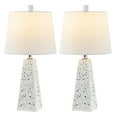 thumbnail image 3 of JONATHAN Y Owen 20.5" Contemporary Resin LED Table Lamp, White Terrazzo (Set of 2), JYL1037B-SET2, 3 of 7