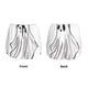 thumbnail image 3 of Balery Cute Ghost Simple Drawing Pantalones cortos deportivos para mujer con forro y dos bolsillos, elásticos, para entrenamiento, gimnasio, yoga-Small, 3 of 7