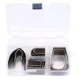 thumbnail image 1 of Rdeghly 18pcs Alloy Steel Universal Leather Craft Embossing Punch Set Kit DIY Leather Punching Tools,Leather Craft Punching Tools,Leather Hole Punch, 1 of 8