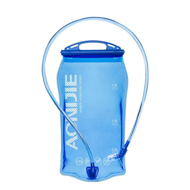 Depósito de agua AONIJIE a prueba de fugas de 1,5 L para mochila/chaleco para correr