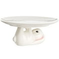 thumbnail image 3 of Ceramic Easter Bunny 8" Cake Stand, 3 of 3