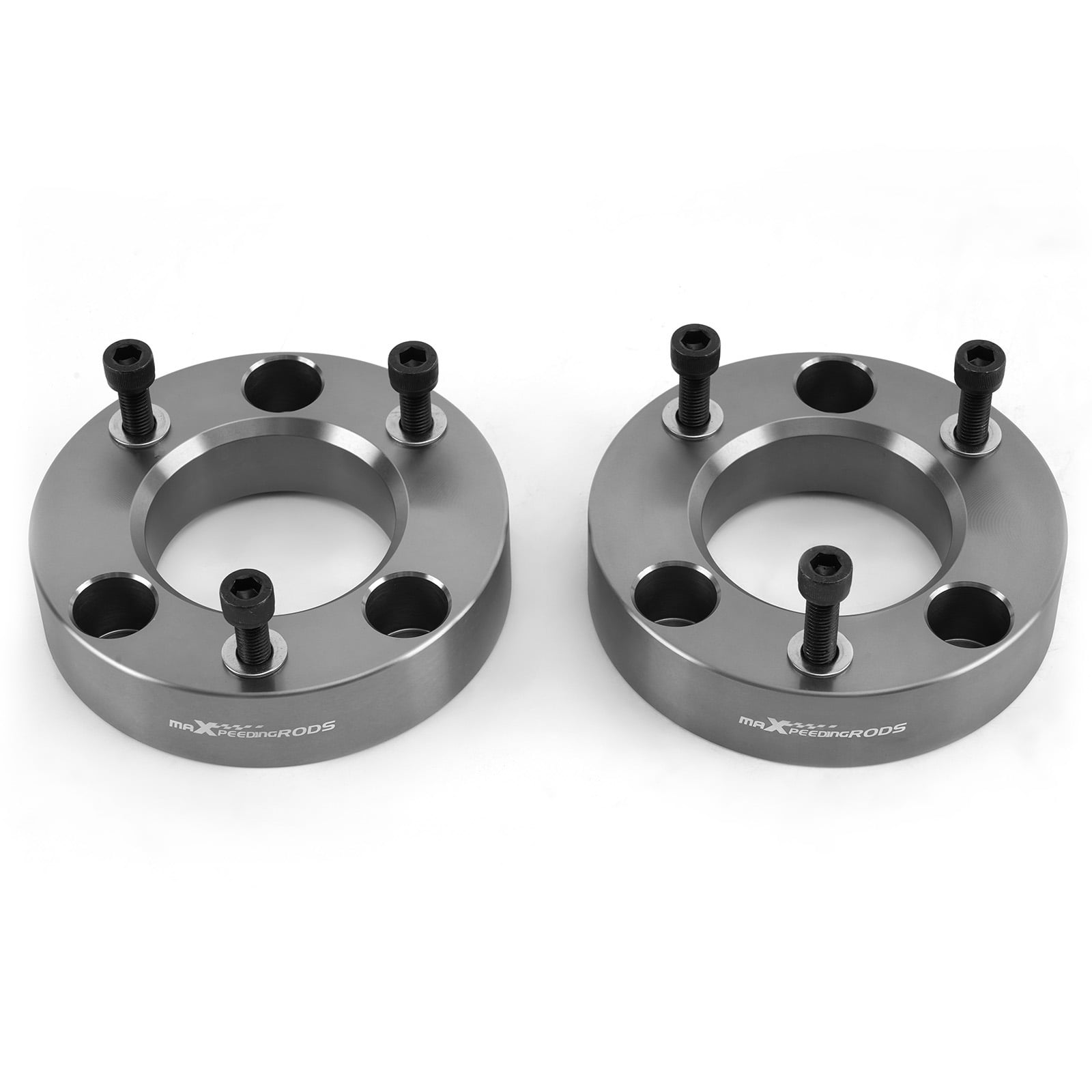 maXpeedingrods 2" Front Leveling Kit for Ford F150 4WD 2WD 2004-2023, Aluminum Front Strut Spacer, Suspension Leveling Lift Kit, Gray