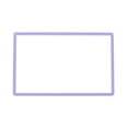thumbnail image 1 of For 2DS Replacement Upper Top Screen Frame Lens Cover LCD Screen Protector For Nintend 2DS Light Purple, 1 of 6