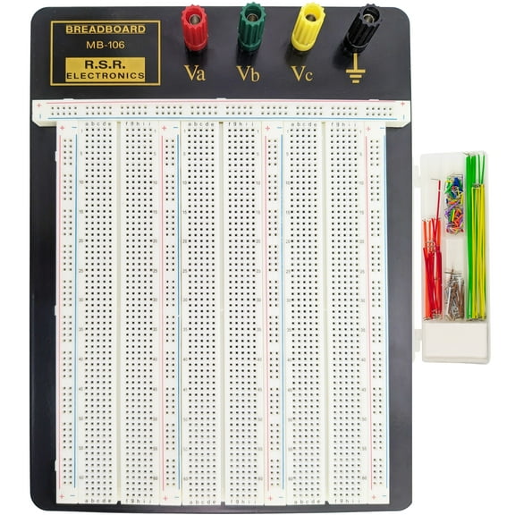 Solderless Breadboard with 140 piece Wire Kit - 2,390 Contact Points