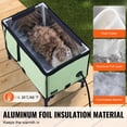 thumbnail image 3 of Tela Oxford VEVOR Elevated Heated 900D de Cat House, color verde claro, 3 of 9