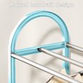 thumbnail image 4 of 4-Tier Steel Frame Shoe Organizer - Slim Profile Bathroom/Closet Storage Solution, 4 of 8