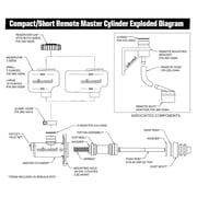 Wilwood 7/8 in Bore Aluminum Compact Master Cylinder Kit P/N 260-10374