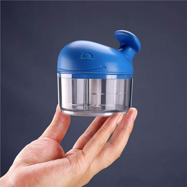 ruzhgo Manual Garlic Chopper Hand Pull String Garlic Grinder Mini Food