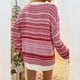 thumbnail image 4 of Vestido de suéter suelto con estampado de copos de nieve de manga larga clásico con cuello en O informal a la moda para mujer Pompotops hdfakjf582, 4 of 7
