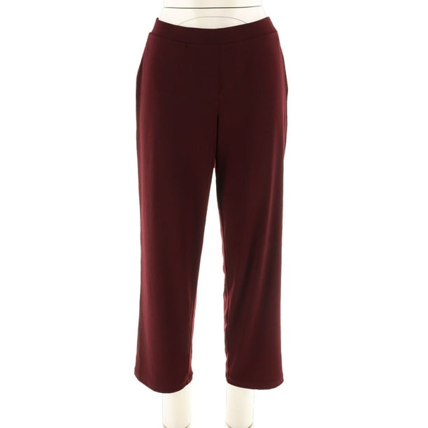 susan graver liquid knit pull on pants