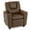 Brown, variant on Furnibear Cup Holder Recliner Baseball Glove Shaped Kids Sofa, Blue