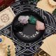 thumbnail image 3 of Cuenco de ofrenda con forma de estrella y luna, plato ritual de acero inoxidable, cuenco plano, bandeja redonda para joyas, plato de tarot para oración, soporte para anillo negro, baratija con tarjeta, 3 of 9