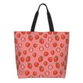 thumbnail image 1 of Disketp Red Strawberry Bolsa Tote Estampada para Mujer, Bolso de Hombro y de Mano para Compras y Viajes, 1 of 8