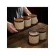 thumbnail image 1 of Kitchen Ceramic Seasoning Jar Set,Spice Box, Salt And Sugar Storage, Family Restaurant Table Decoration, 1 of 5
