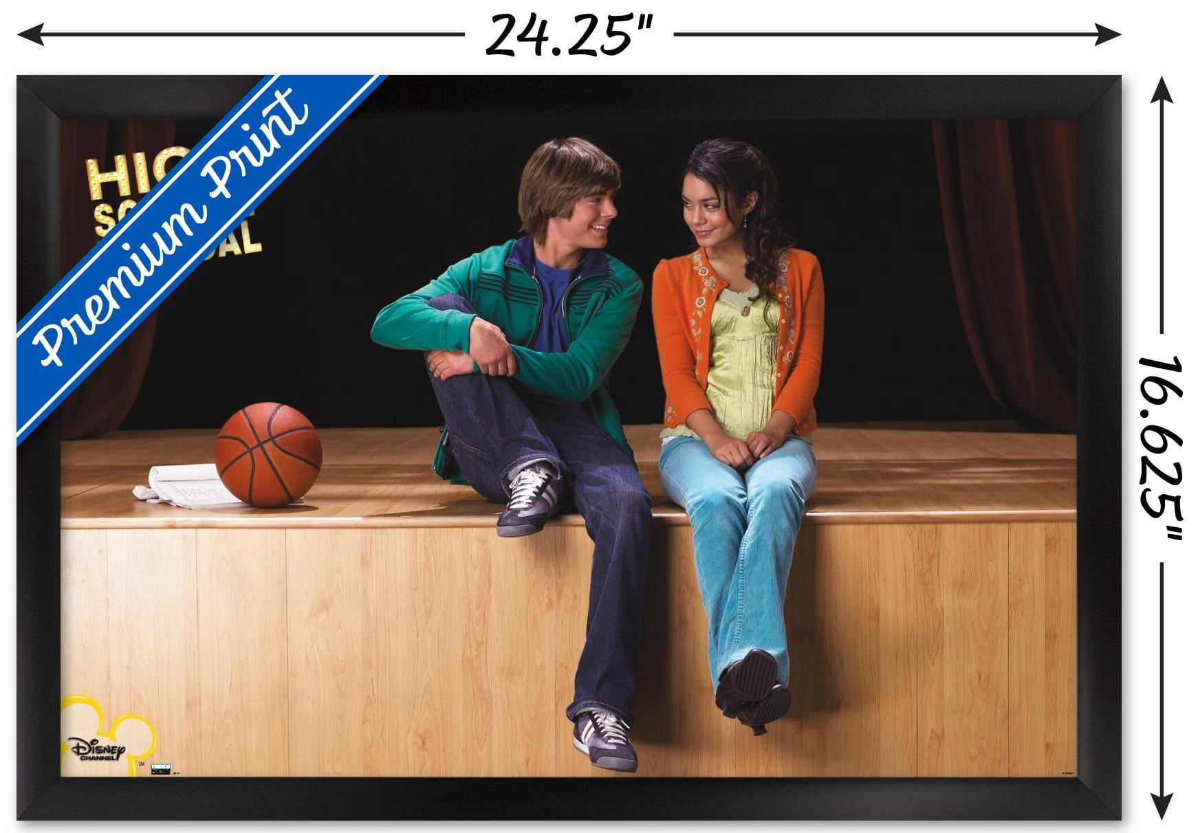 High School Musical - Audition Wall Poster, 14.725" x 22.375" Framed