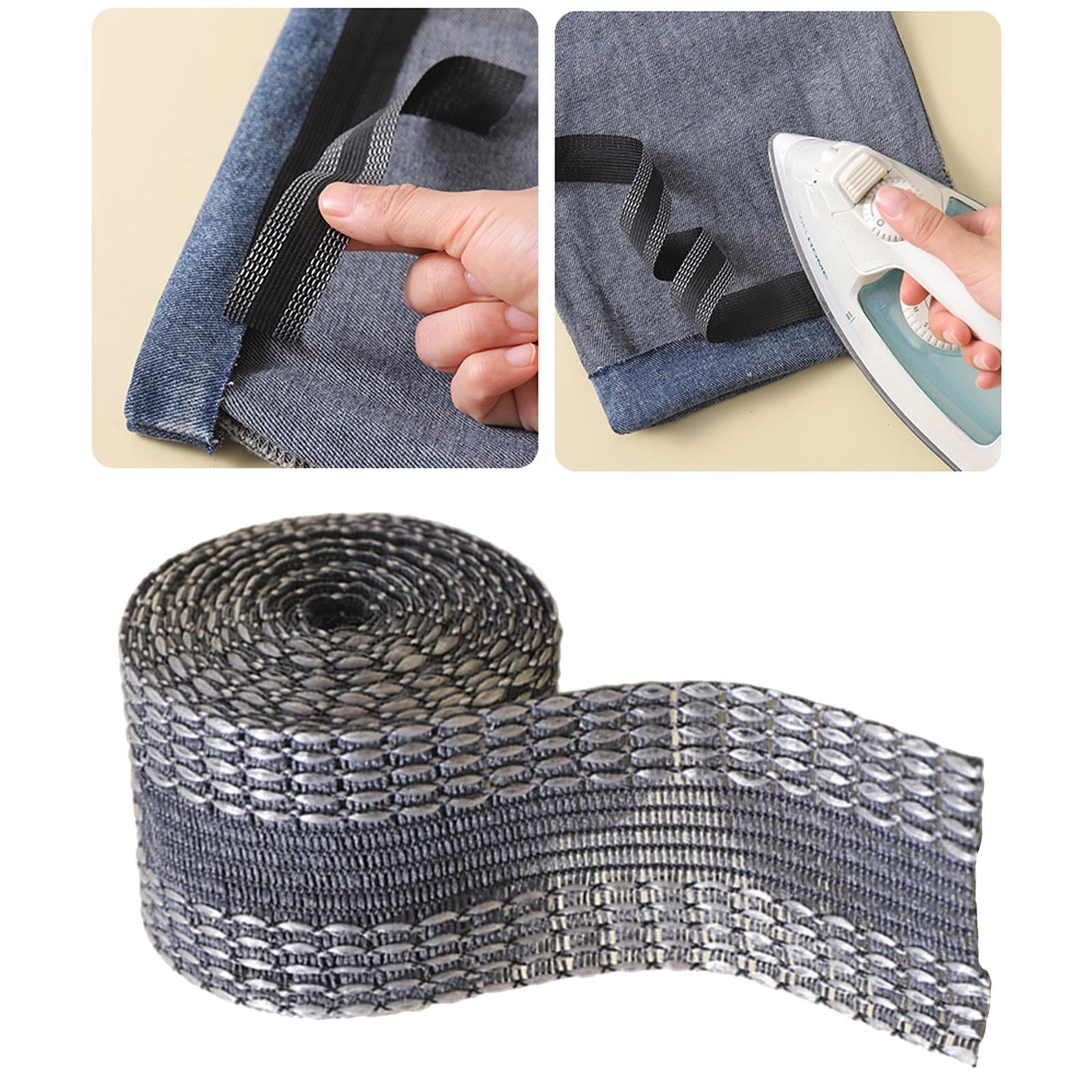 HOMYL 5x 1 Package 11m Pant Mouth Pants Edge Shorten E Sew Hemming Tape for Hems Jeans Badges Clothes Curtains DIY Craft Sewing