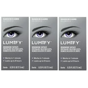 3 Pack Lumify Redness Reliever Eye Drops 0.25 Ounce Bottle