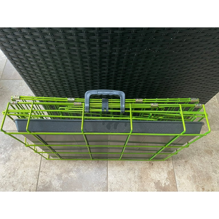Pet Expressions 36 Inch Green Colored Metal Wire Dog Crate