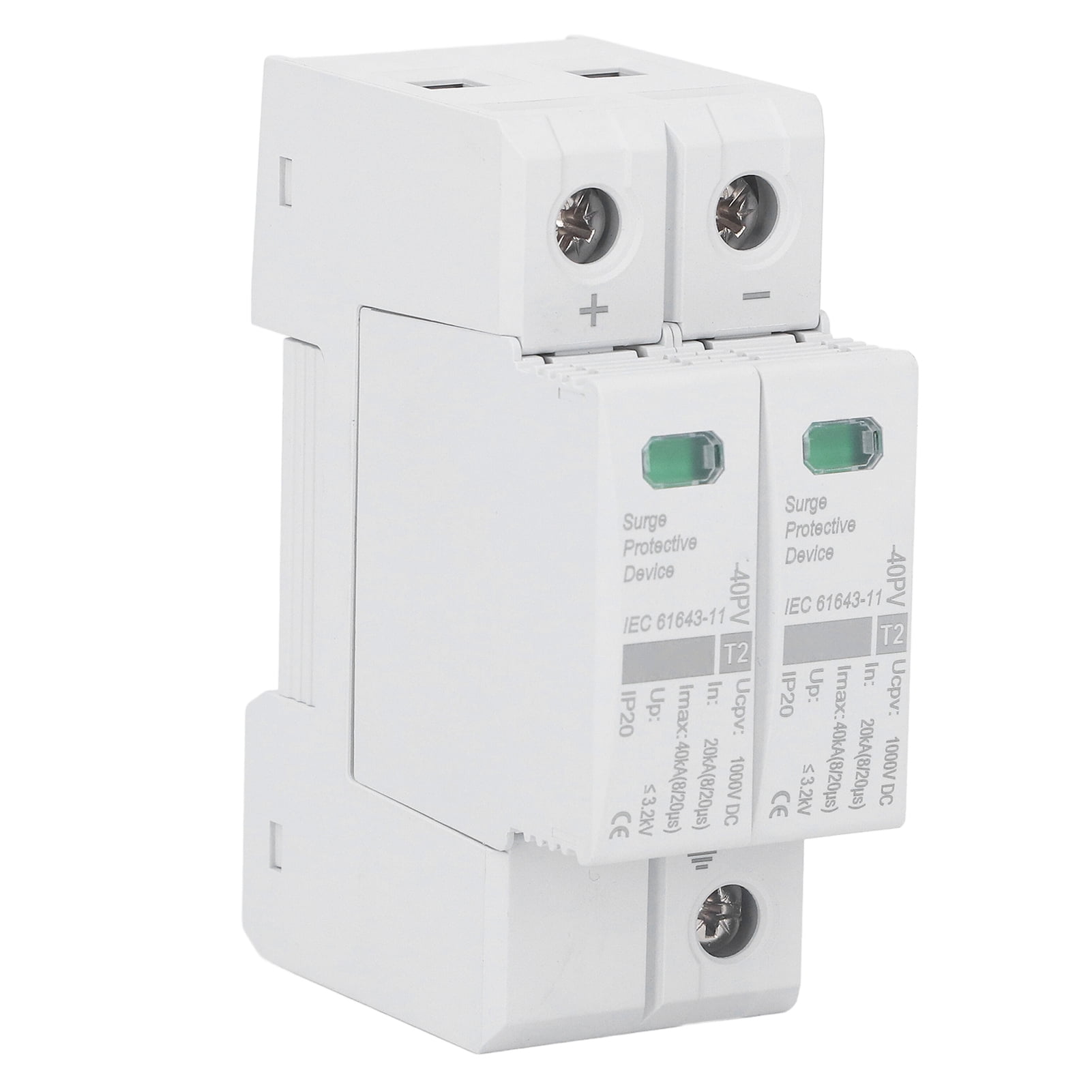 Dispositif De Protection Contre Les Surtensions DC SPD, 2P 40KA 60KA 500V 600V 800V 1000V, Protecteur