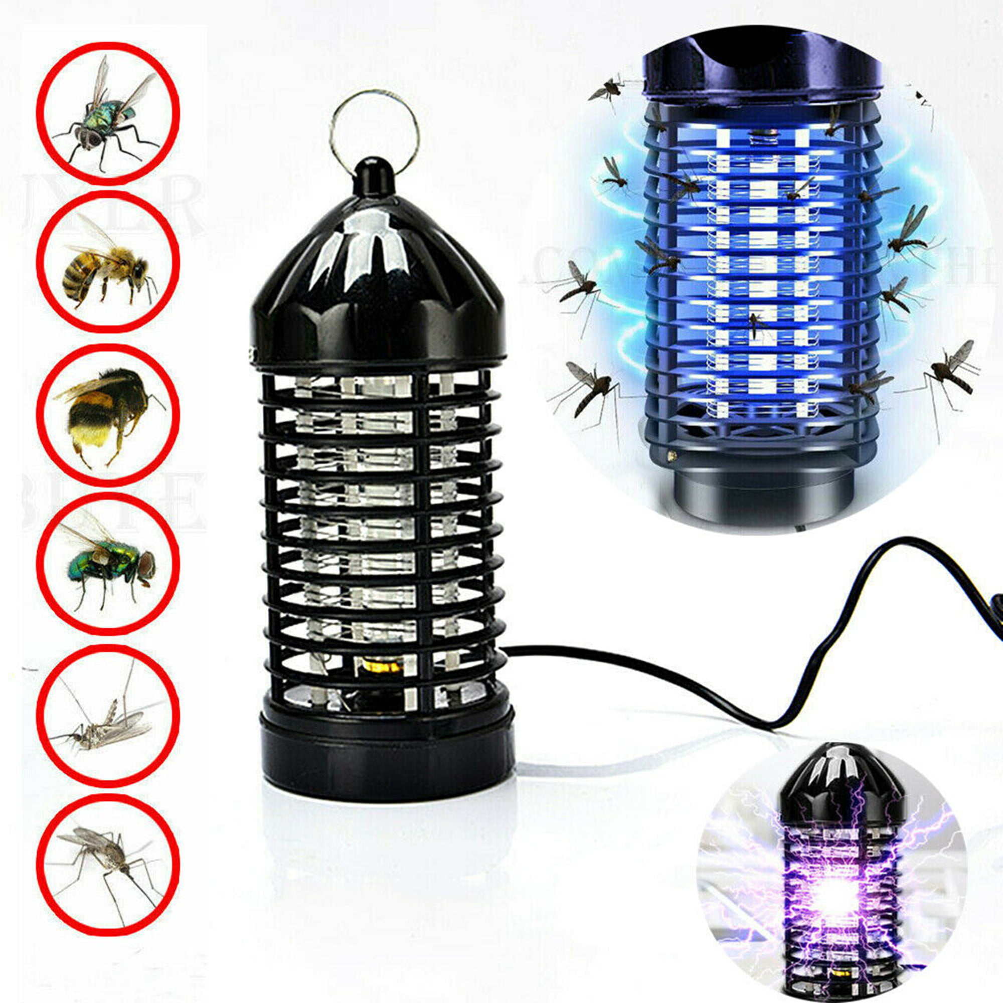 Details about   Mosquito Killer Indoor Bug Zapper Insect Fly Bug Trap Catcher UV lamp Noiseless 