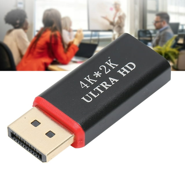 Adaptateur d'Interface Multimédia HD, Adaptateur Audio Vidéo Plug and Play Haute Résolution 4K X 2K pour TV HD pour Moniteur pour Projecteur
