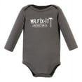 thumbnail image 5 of Hudson Baby Infant Boy Cotton Long-Sleeve Bodysuits, Construction Work 5-Pack, 9-12 Months, 5 of 7