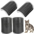 thumbnail image 2 of Cat Massage Brush Comb Removable Washable Wall Corner Self Groomer Cat Itching Device Pet Supplies, 2 of 8