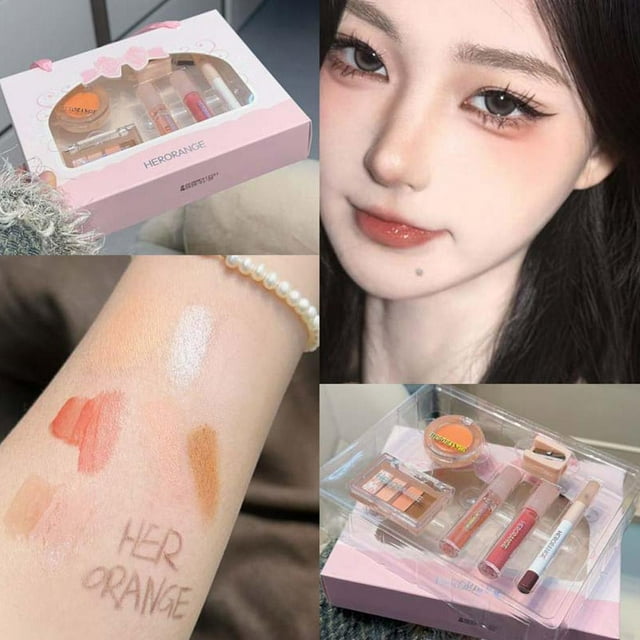 Herongemini Makeup Suit Matte Powder Blusher Case