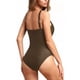 thumbnail image 5 of Traje De Baño De Una Pieza Sexy Solid Para Mujer, 5 of 8