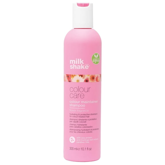milk_shake color maintainer shampoo – flower fragrance | vegan formula for color-treated hair | preserves tone & softness with soy protein & hyaluronic acid |10.1 fl oz