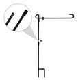 thumbnail image 5 of Metal Garden Flag Pole Stand Holder Yard Banner Bracket Post for Outdoor Decorations and Party Flagpoles Welcome Display, 5 of 6