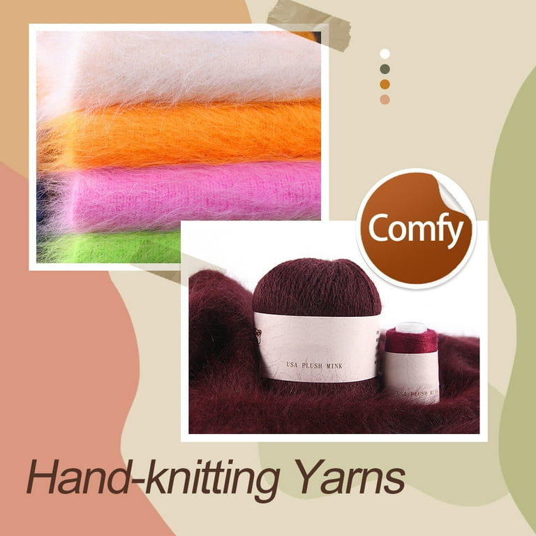  Crochet Kit Yarn 50G Dyed Colorful Milk Sweet Soft