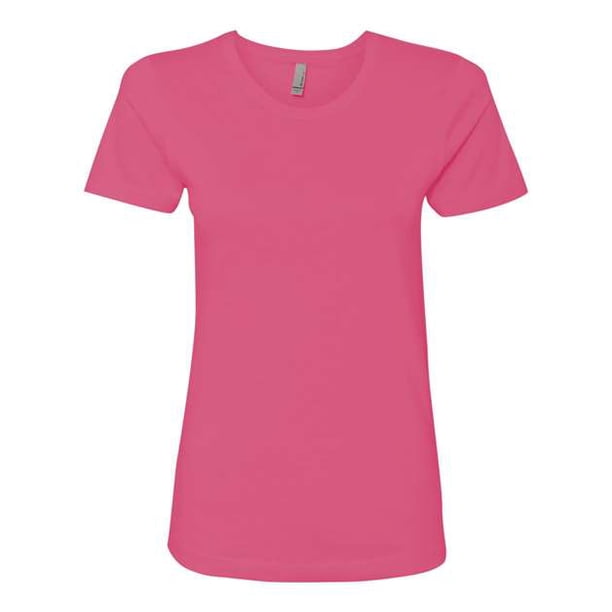 Playera tipo jersey estilo Boyfriend de Next Level para mujer_XXX-Large_Hot Pink El siguiente nivel 3900