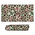 thumbnail image 2 of Bingfone Leopard Dots Large Gaming Mouse Pad,Extended Desk Mousepad With Stitched Edges,Non-Slip Base,Water Resist Keyboard Pad For Gamer, Office & Home, 29.5 X 16 In, 2 of 9
