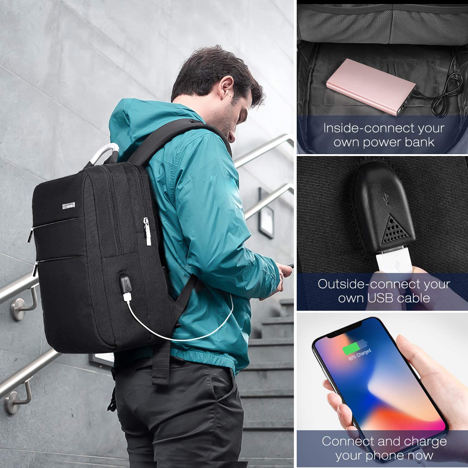 homiee laptop backpack