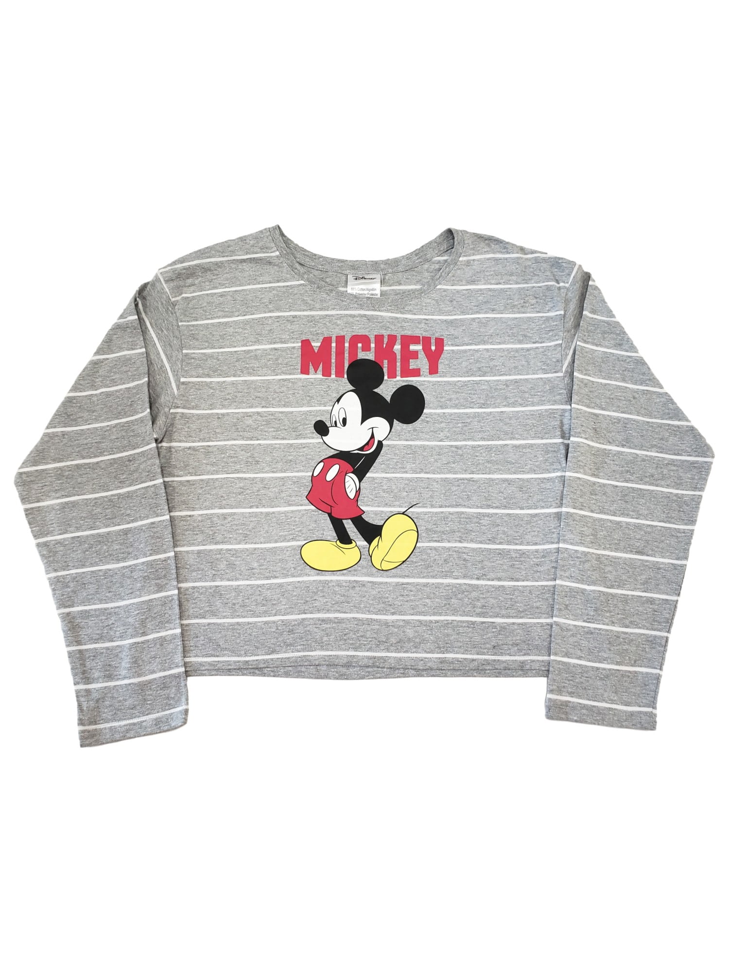 Disney Womens Mickey Mouse Gray White 