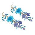 thumbnail image 4 of Parche de floresParche de flores 2 flores Accesorios de costura DIY Decoración de ropa Diseño fácil de usar Jadeshay A, 4 of 8