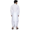 thumbnail image 2 of Mens Desginer Wear Bollywood Style Indian South Indian Cotton Dhoti Kurta Set, 2 of 4