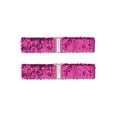 thumbnail image 1 of Cinturones anchos elásticos para damas INSPIRE CHIC con hebillas entrelazadas y decoraciones de lentejuelas brillantes para vestidos en color rojo rosa, 1 of 6