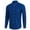 Blue, variant on TIHLMK Mens Long Sleeve Tshirts Corduroy Casual Lapel Button Button Chest Pocket Solid Color Long-sleeved Men's Shirt