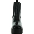 thumbnail image 3 of Steve Madden Womens Pasha Leather Lug Sole Ankle Boots, 3 of 3