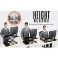 thumbnail image 4 of Stand Steady X-Elite Pro Standing Desk Converter | Instantly Convert Any Desk into a Stand Up Desk | Easy Lift Height Adjustable Standing Desk | No Assembly Required (28 x 20 / Black), 4 of 9
